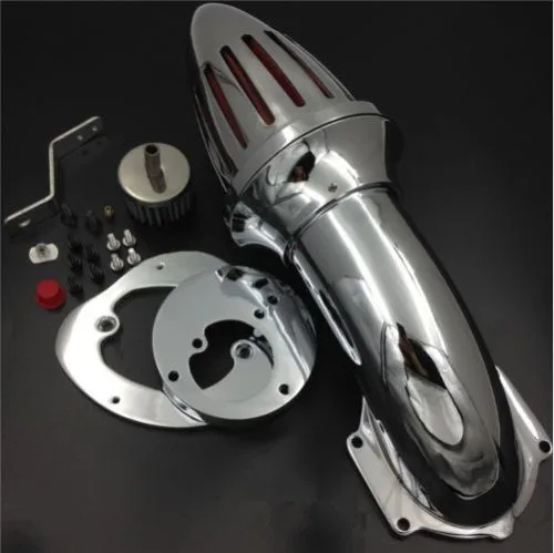 Motorcycle Chrome Air Cleaner Intake Filter Kit For Honda VTX 1300 VTX1300 All Years | Автомобили и мотоциклы