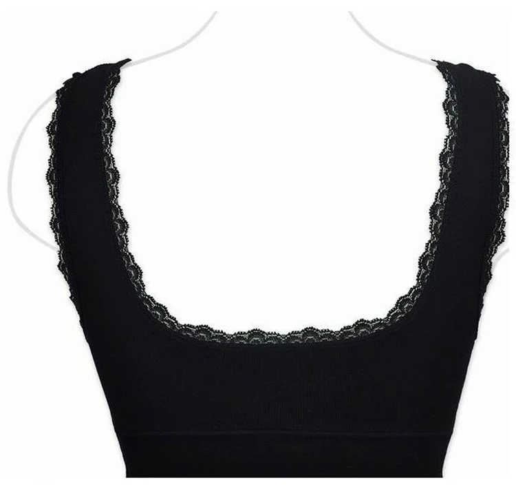 Hot Lace Genie Leisure Bra Double Layer Ahh Body Shaper Push Up Vest No box