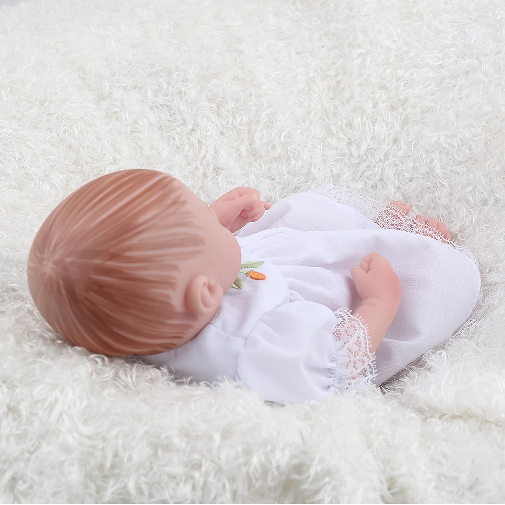 Кукла NPK Sleeping Reborn детские куклы ручной работы с белым ангелом милые 10 дюймов 25 см