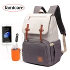 Сумка из узорчатой ткани мумия рюкзак папы Детские коляски мешок Водонепроницаемый оксфордская сумка пеленки для ухода Наборы беременности и родам сумка USB Грелка держатель