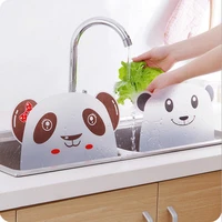 1pc new arrival kitchen sink water splash guards with sucker waterproof screen for dish fruit vegetable washing anti water board
