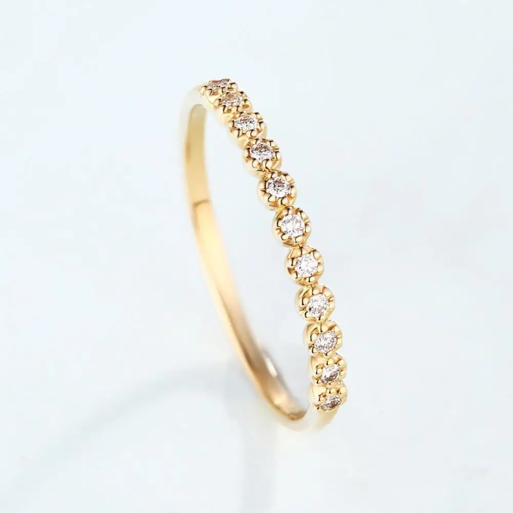 Популярное кольцо loreдана для пары Женское Золотое ювелирное изделие. Подходит