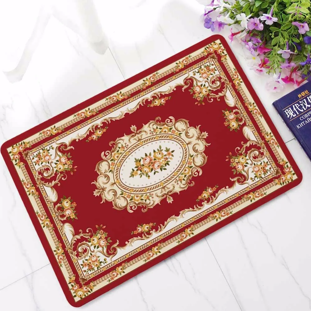 Прямая поставка принт входная дверь коврик кухонные коврики двери добро