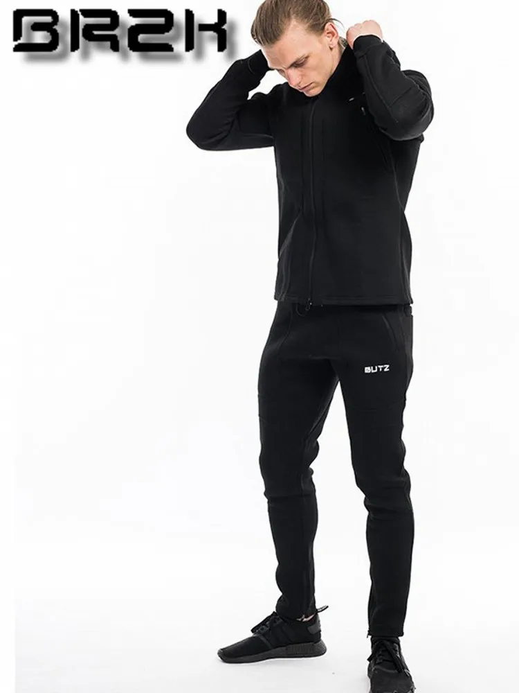 2018 брендовый спортивный костюм мужские толстовки мужской на молнии спортивные