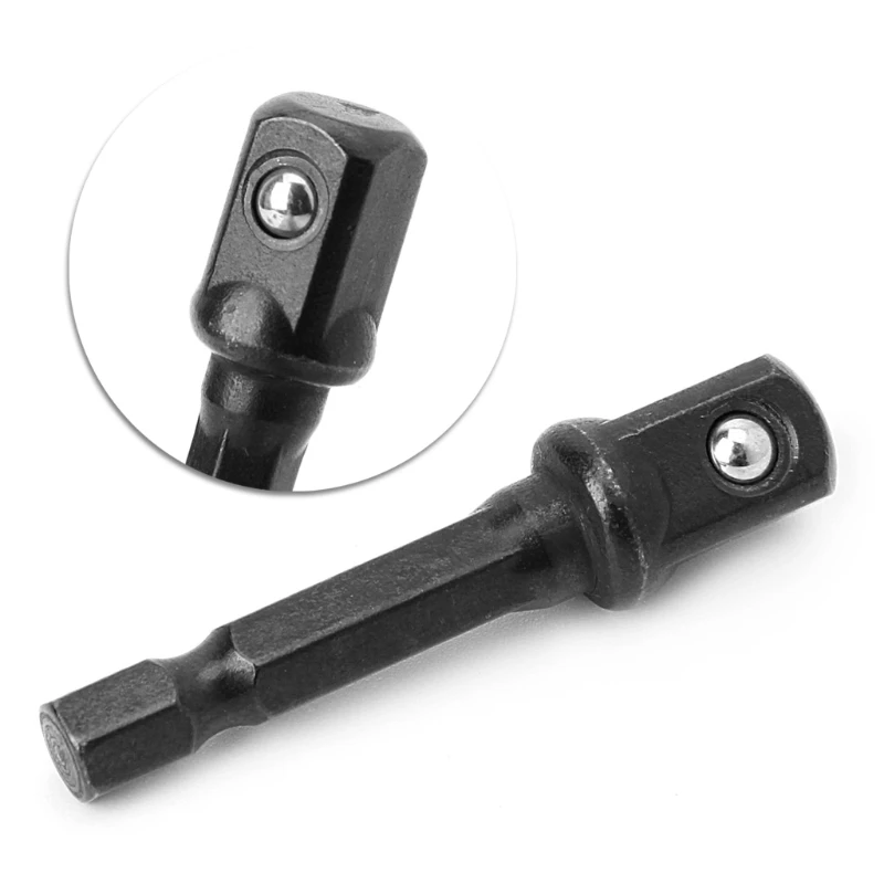 5 шт./компл. адаптер с гнездом для сверла гайка 1/4 &quot3/8&quot 1/2 &quotудлинитель