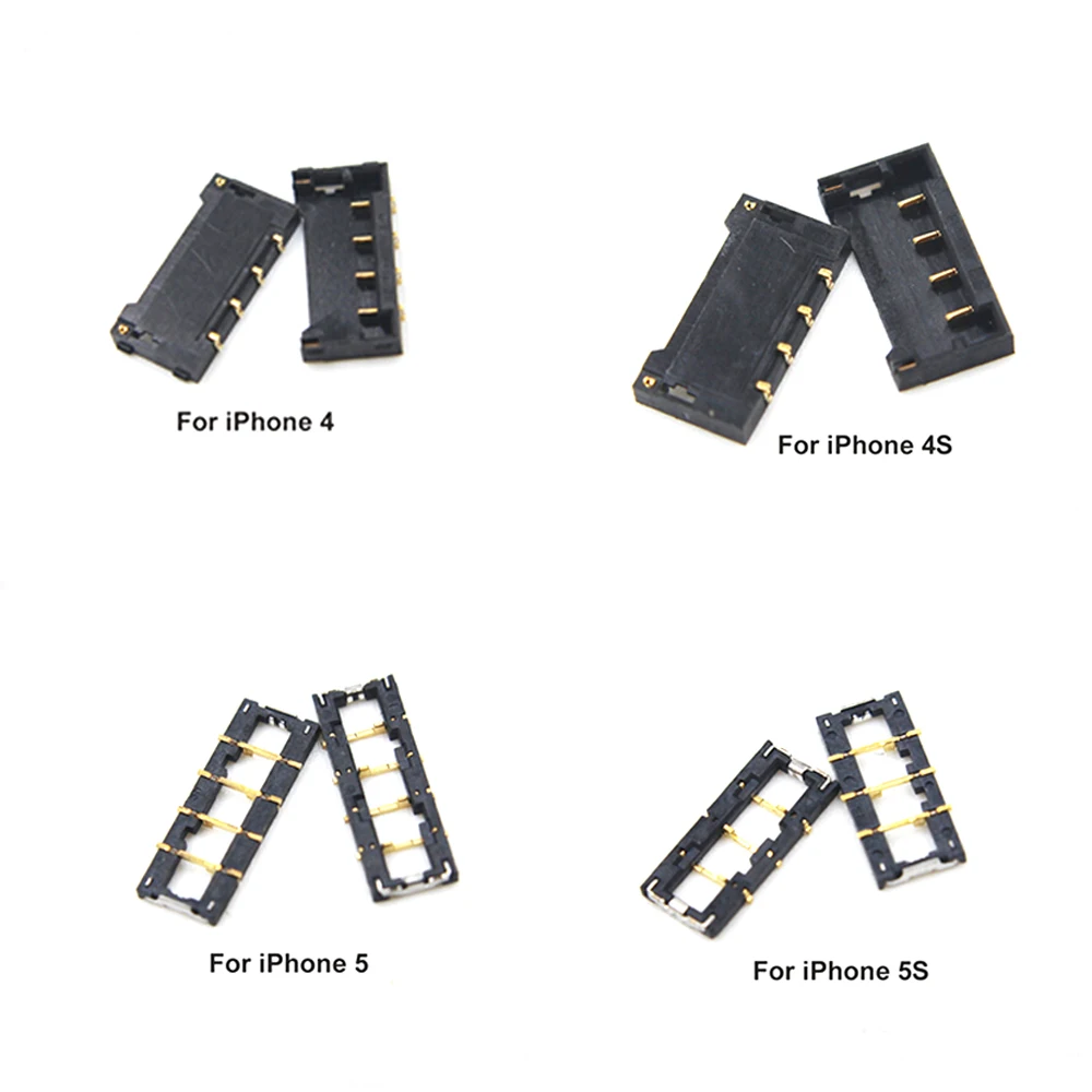 30 шт./лот 100% оригинальный новый для iPhone 4S 5C 6 plus 4G 7 FPC Разъем аккумулятора зажим
