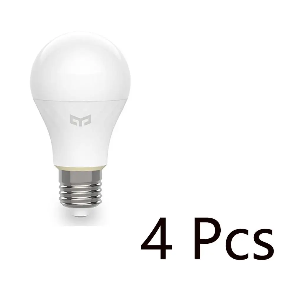 bulb light 4pcs Xiao mi jia Yee светильник умный светильник источник набор Bluetooth сетка издание умный светильник лампа вниз светильник Точечный светильник работа с mi Home App - Цвет: bulb light 4pcs