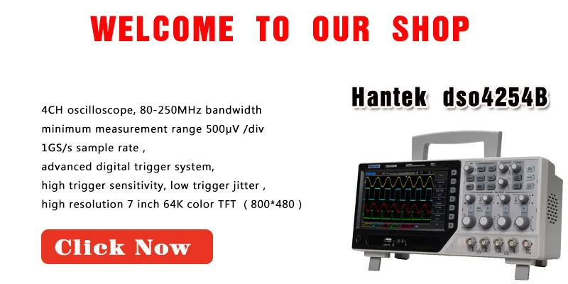 Hantek DSO5102P Цифровой Осциллограф usb анализатор 100 МГц 1GSa/s 40 к дешевле, чем DSO5102B AC110V/220 В