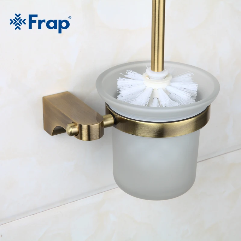 Держатель для туалетной щетки FRAP держатель со стеклянной чашкой аксессуары