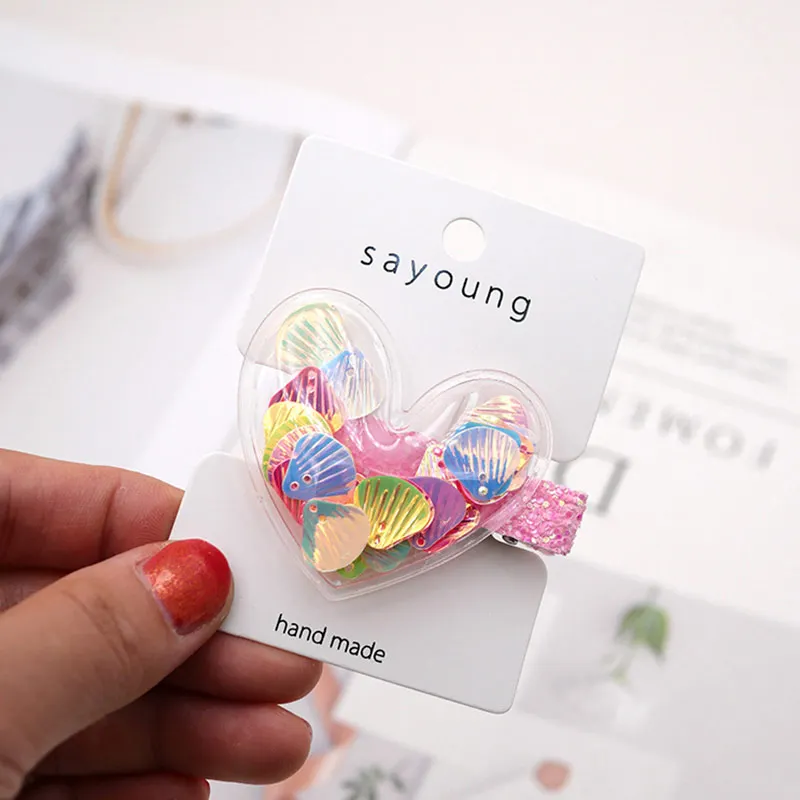 Новые Заколки для волос с барашками в форме короны с блестками для девочек.