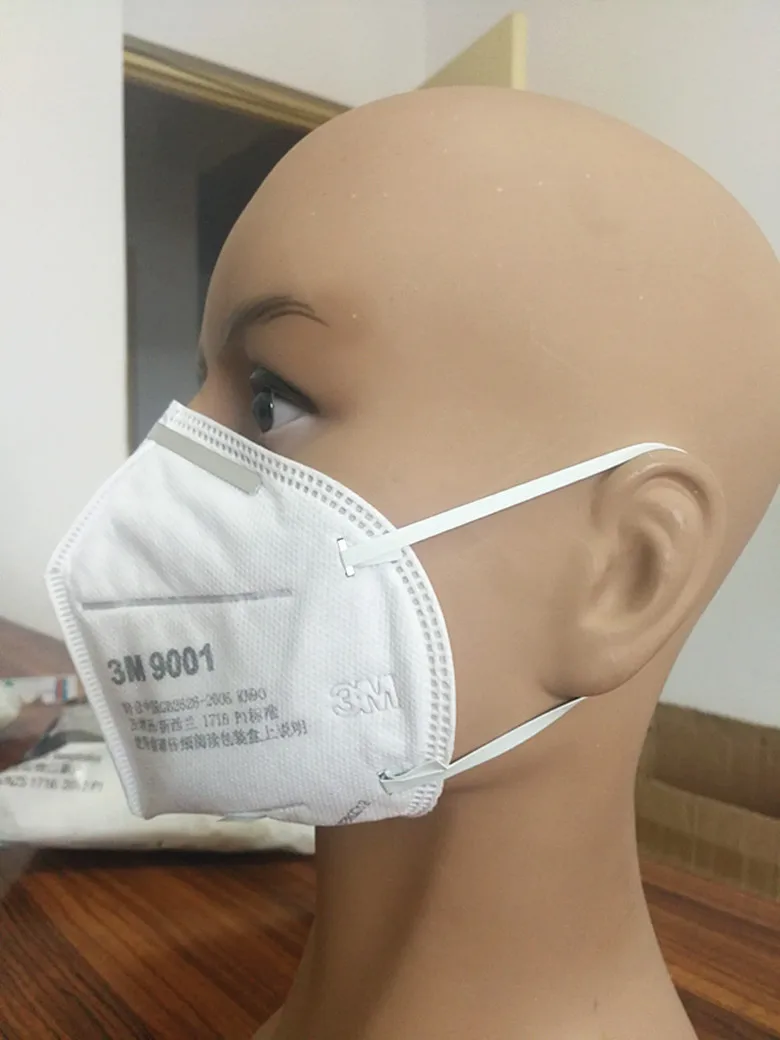 10 шт. 3 м 9001 анти пыли PM 2,5 маска против гриппа нетканый материал маска для взрослых KN90 респиратор
