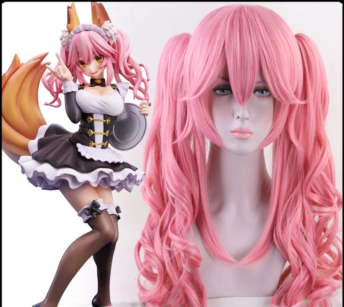 Wig Fate Grand Order Tomamo No Mae костюмы косплей Лолита платье горничной для девочек женщина официантка; горничная вечерние сценические костюмы - Цвет: Wig