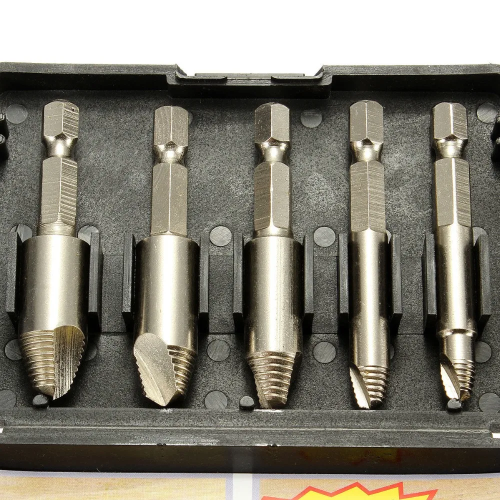 5 шт./компл. болт гвоздик для быстрого удаления инструмент сверления сверло с