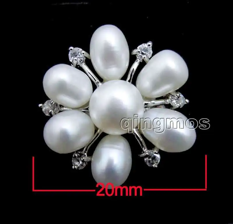 Новые Модные женские ювелирные изделия подарок 20 мм белый рис натуральный жемчуг