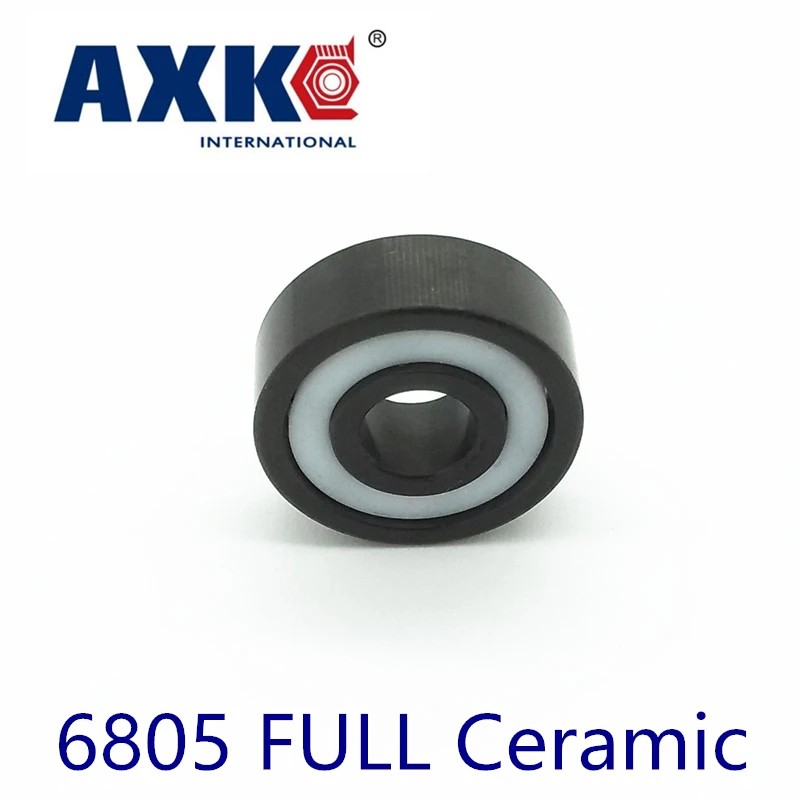 

Axk 6805 Full Ceramic Bearing ( 1 Pc ) 25*37*7 Mm Si3n4 Material 6805 Ce Full Ceramic Silicon Nitride 61805 Ball Bearings