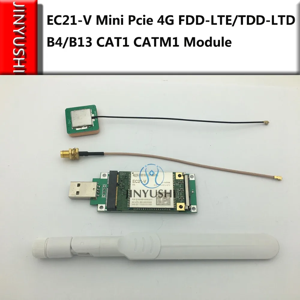 EC21 V Mini Pcie + USB адаптер со слотом для SIM карты Cat1 4G LTE модуль B4/B13 Verizon|Модемы| |