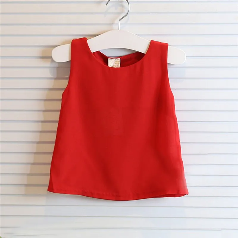 Одежда для девочек милый комплект из 2 предметов маленьких лидер продаж Красный