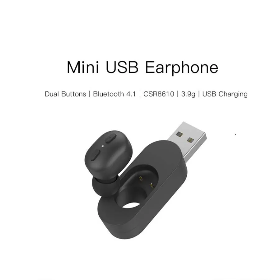 FELYBY Bluetooth 5 0 беспроводные наушники мини bluetooth-гарнитура стерео usb зарядка для