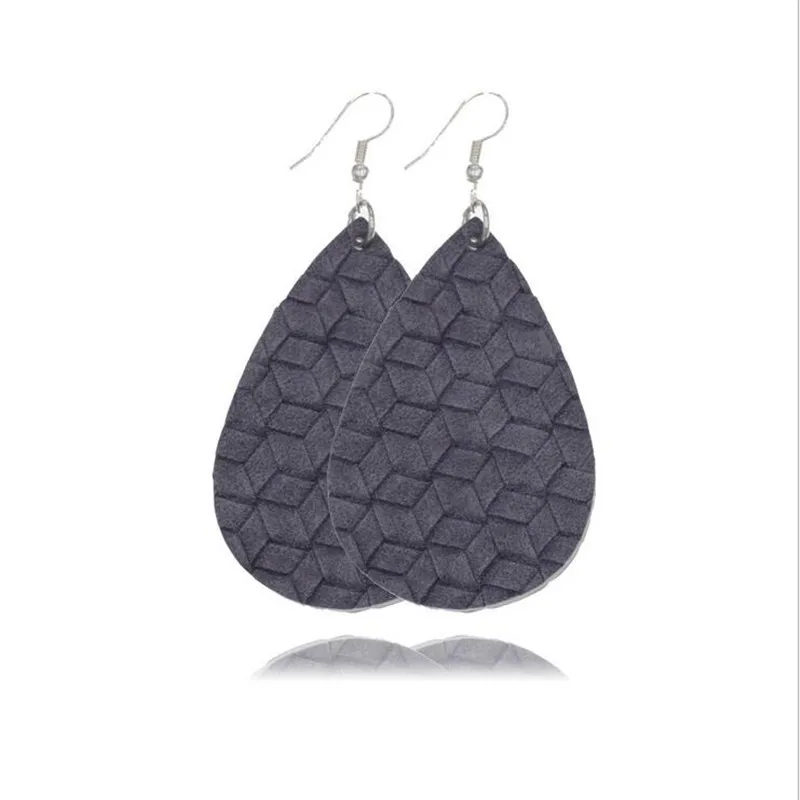 Top Sale Lightweight Waterdrop Earrings for Women Bohemia PU Leather Fashion Statement Jewelry Party Girlfriend Gift | Украшения и