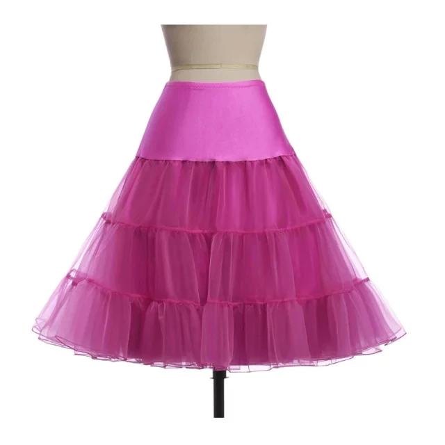 Юбка-американка женские 50s ретро Винтаж свадебные юбки белый черный и розовый