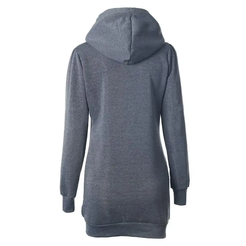 

Winter Autumn Casual Tracksuit Women Hoodies Long Sweatshirt Long Sleeve Pocket Sweatshirts Femme Pullovers S-4XL WS1876C