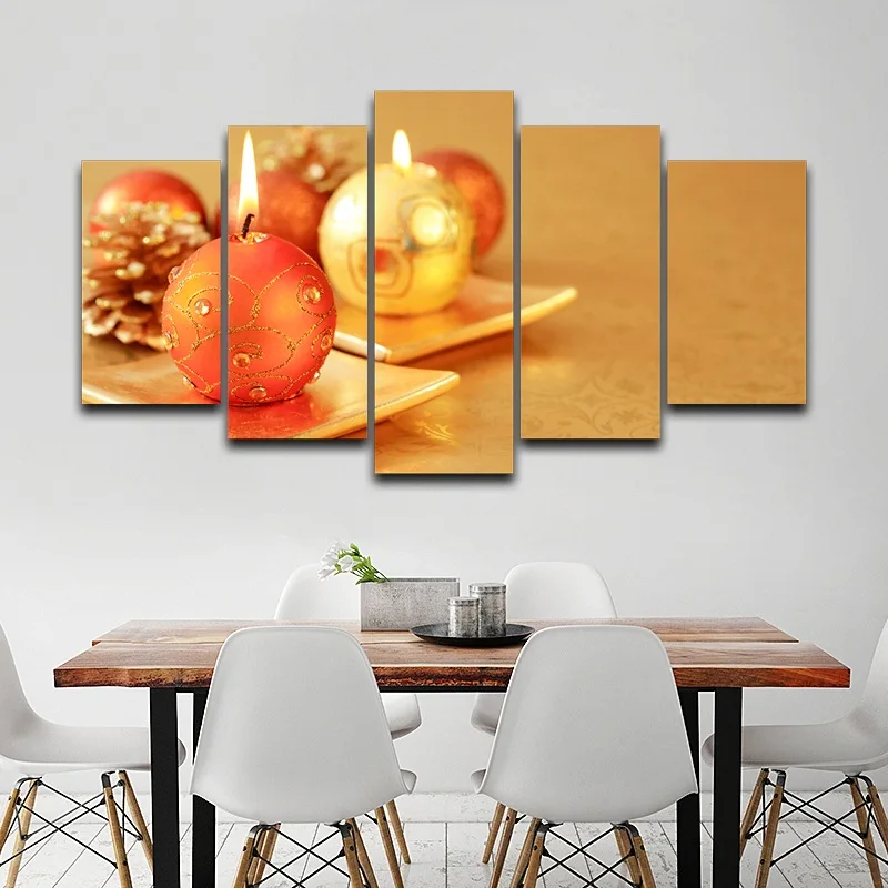 

Christmas Decoration Gift for Home Artistic Printed Drawing on Canvas Family Decorative Painting Framed Wall Art Picture AE1049