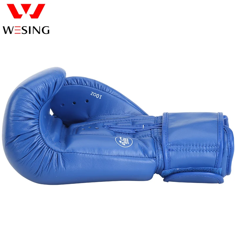 Боксерские перчатки Wesing AIBA красные синие боксерские для профессиональных