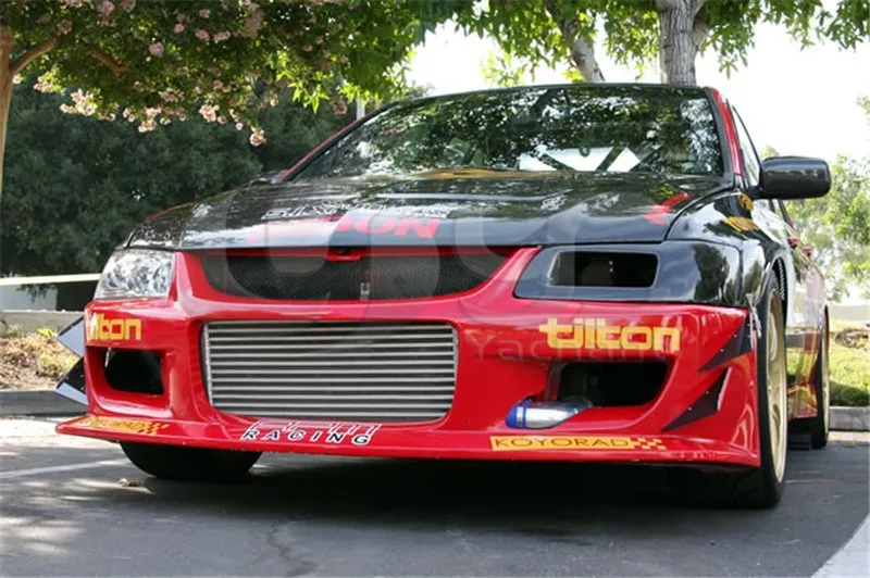 Фара CF из углеродного волокна для стайлинга автомобиля подходит 2001-2007 Evolution EVO 7 8 9