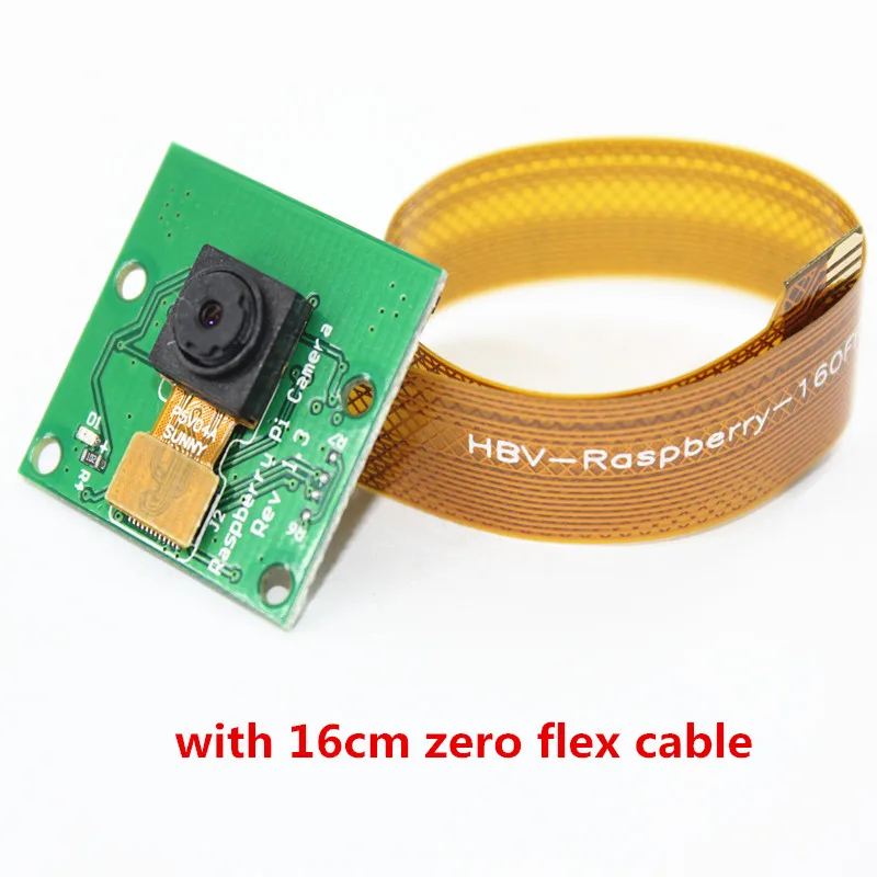 Модуль камеры 5MP OV5647 Raspberry pi с гибким кабелем 16 см для платы zero|Аксессуары