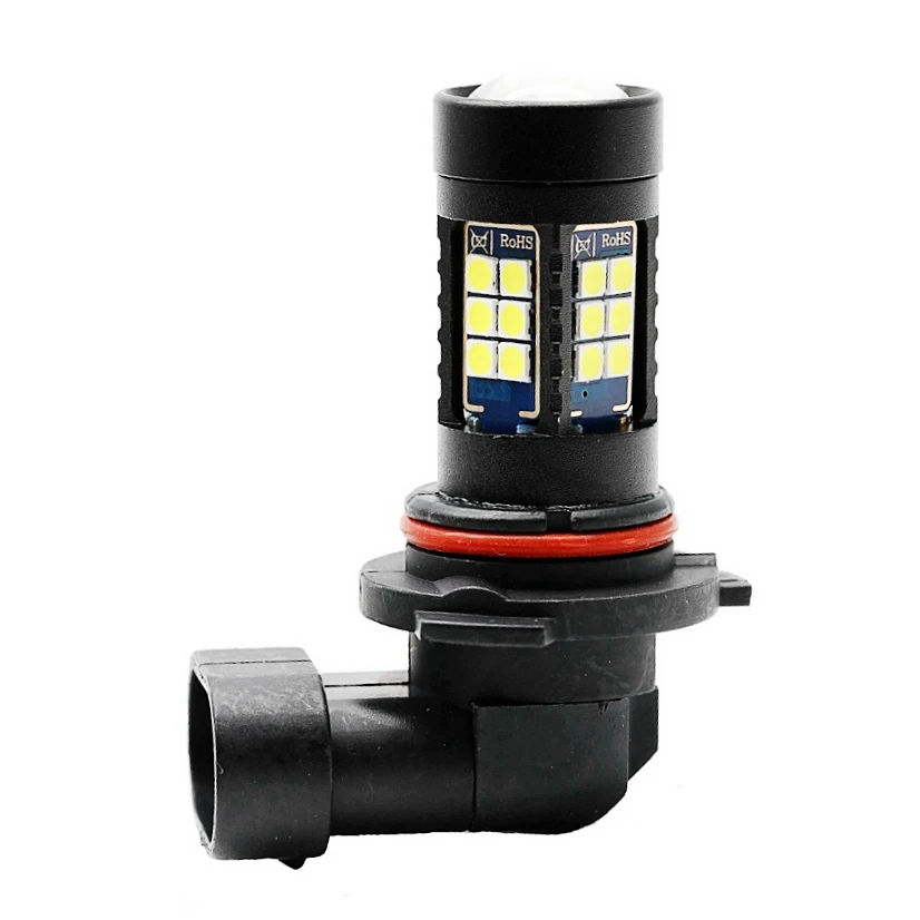 2 шт. H8 H11 светодиодный HB4 9006 H9 Противотуманные фары лампа 27 SMD 3030 1200LM 6000K белый