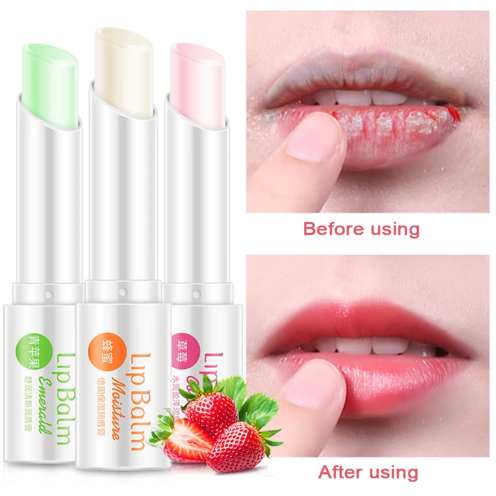 Вращающийся женский увлажняющий медовый бальзам для губ портативная стойкая