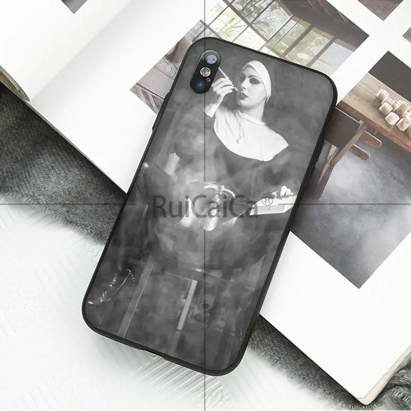 Ruicaica Sister nun Сделай Сам роскошный высокий протектор на конце чехол для iPhone 6S 6plus 7