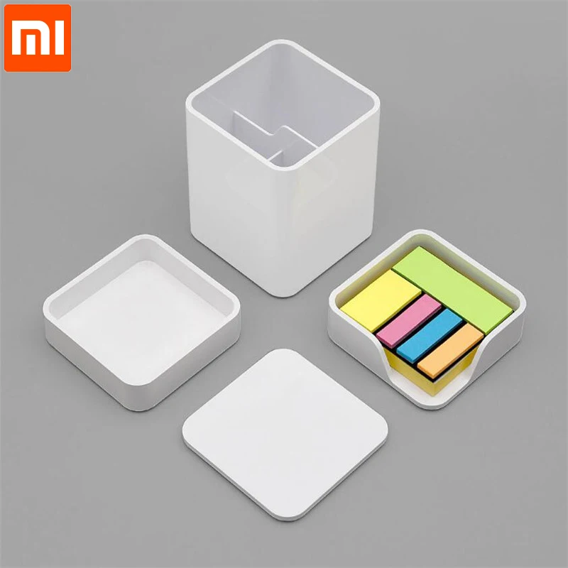 

Набор настольного хранения Xiaomi KACO LEMO, чехол для ручек, коробка для заметок, коробка для продуктов 3 в 1, свободно собирается, простой дизайн, д...