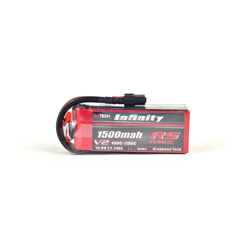 AHTECH Infinity 1500 мАч 100C-200C 4S1P 14 8 V RS FORCE EDITION Lipo батарея аккумуляторная для RC моделей