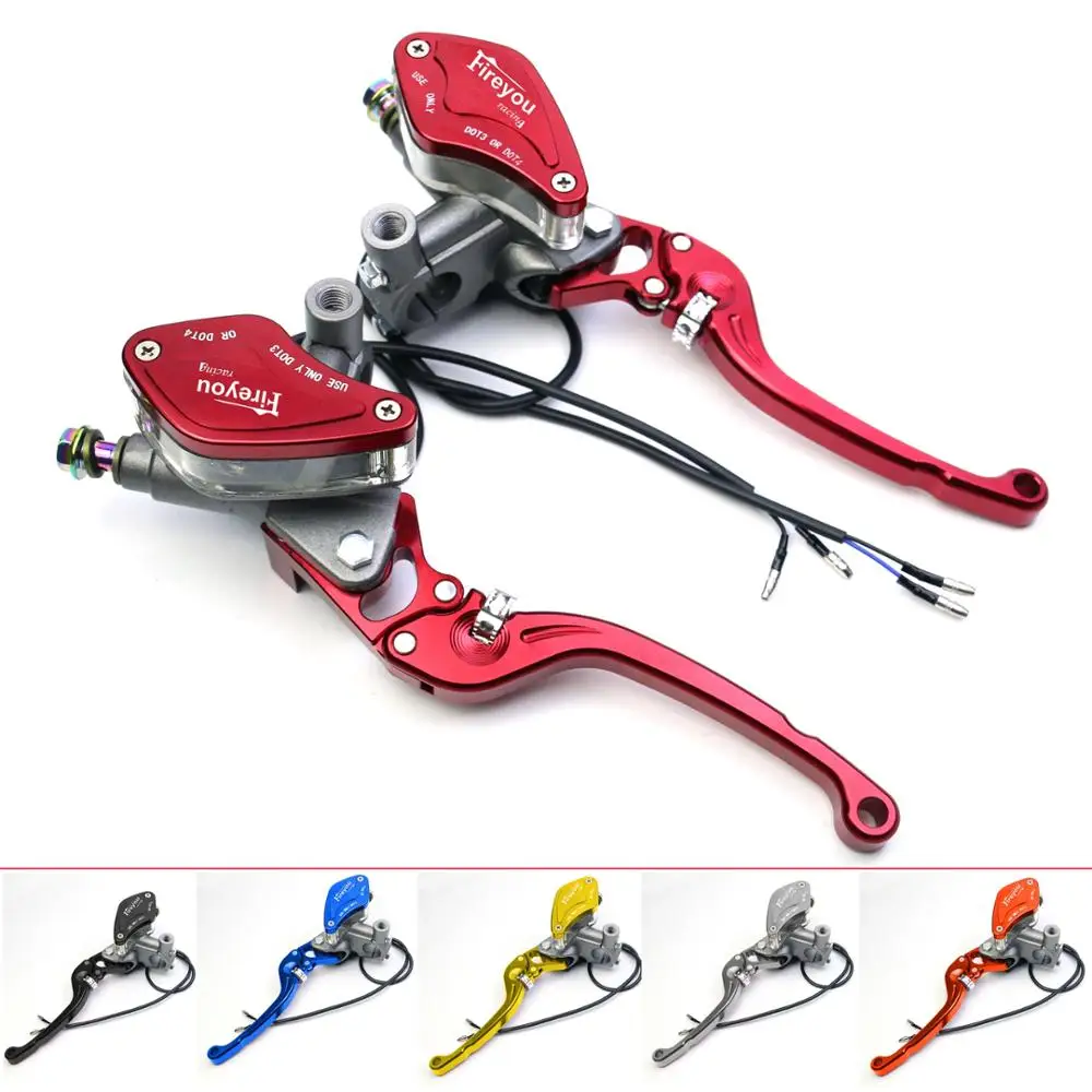 

Brake Pump Master Cylinder Motorcycle lever Handlebar Hydraulic clutch Racing motorbike 22mm For Yamaha Kawasaki Suzuki