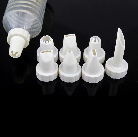 Тонкий шприц для украшения тортов глазури крема 8 предметов использования на