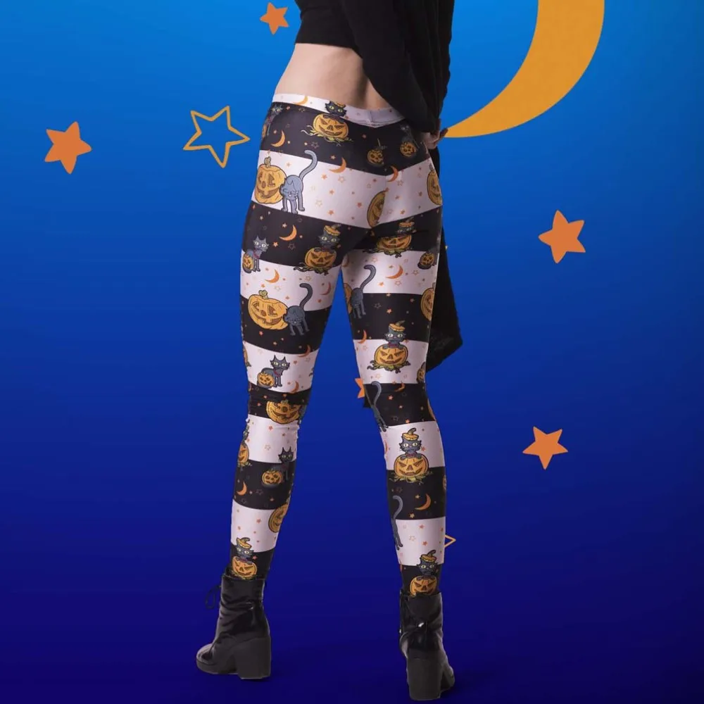 Женские облегающие леггинсы Модные Цветные сексуальные джеггинсы с принтом