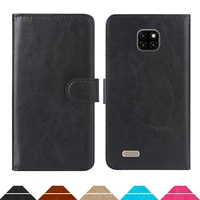 luxury wallet case for ulefone note 7 pu leather retro flip cover magnetic fashion cases strap