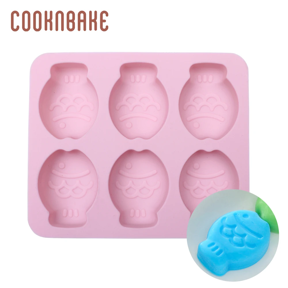 Силиконовая форма COOKNBAKE для конфет шоколада рыбы желейного пудинга печенья