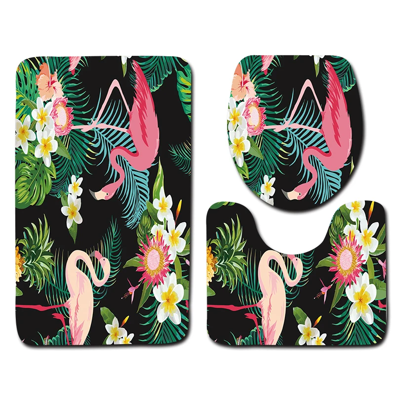 3 шт. Ванная комната пол (термопластичный эластомер) коврик для туалета