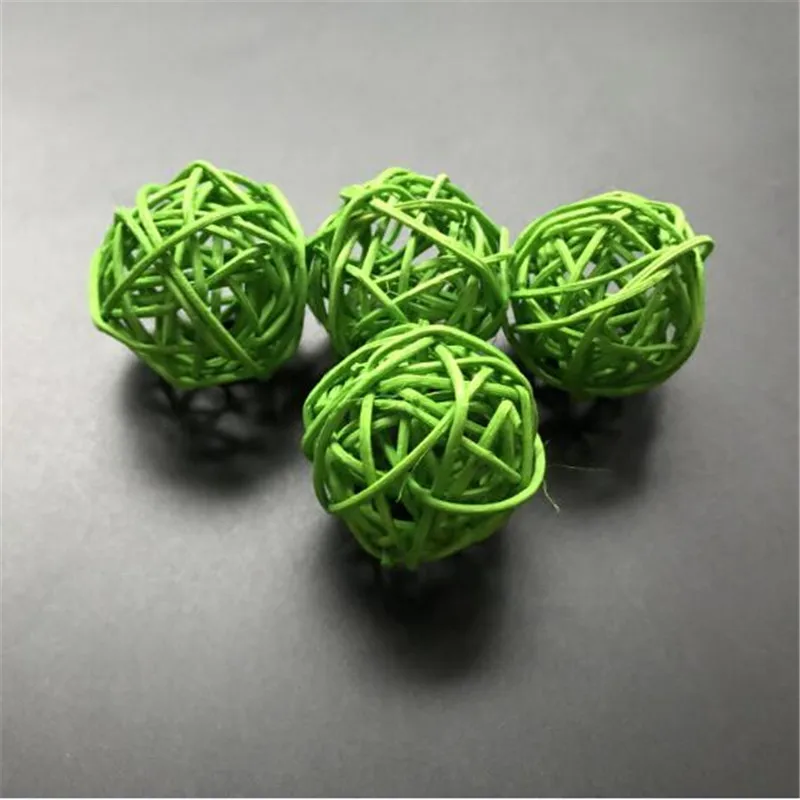 30 шт. зеленый ротанговая Пальма клубок для Сказочный светодиодный Праздничные