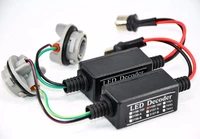 50pcs led bulbs power 8w error free canbus canceler adapter decoder anti hyper flashing blinking 1156 1157 3156 3157 7440 7443