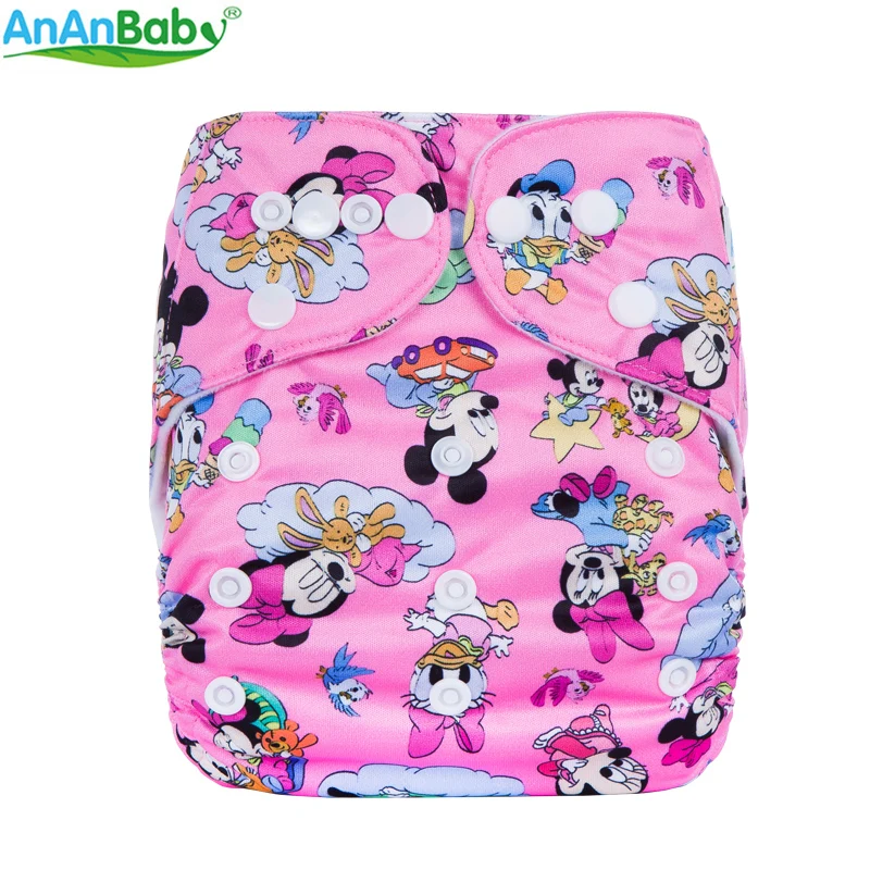AnAnBaby многоразовый подгузник ткань Звездные войны с замши внутренняя детские