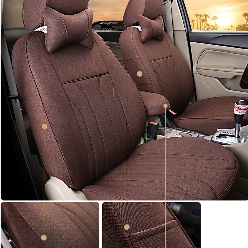 Чехлы AutoDecorun для автомобильных сидений Toyota Camry 2007 2008 2009 | Автомобили и мотоциклы