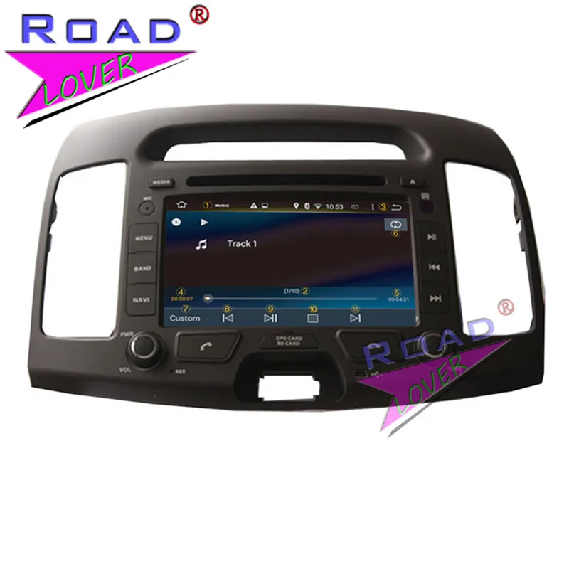 Roadlover Android 8 0 автомобильный DVD плеер радио для Hyundai Elantra 2007 2008 2009 2010 2011 Стерео GPS