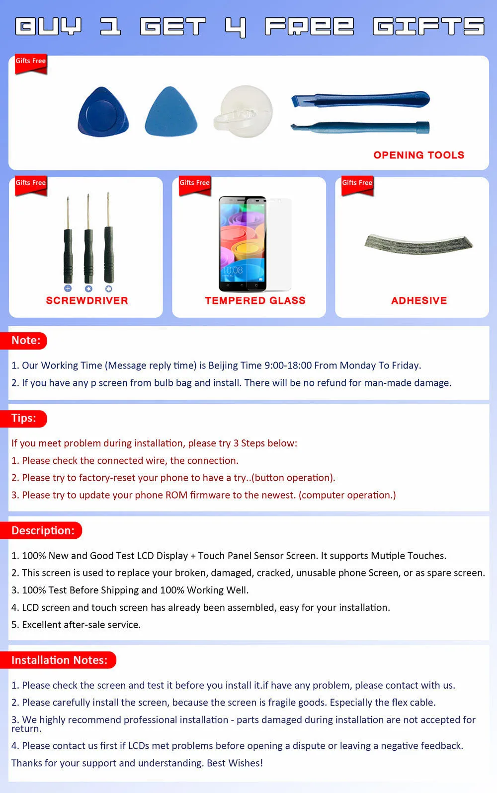 AICSRAD нет битых пикселей 5,5 дисплей для HUAWEI Honor 4X ЖК сенсорный экран дигитайзер Che2-L11 CHE2 UL00 Замена
