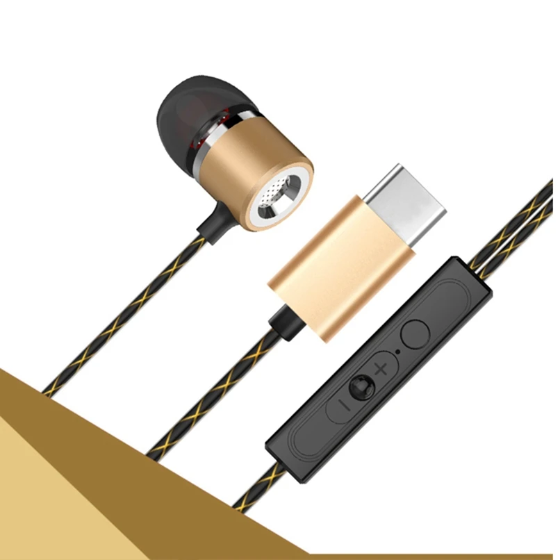 Наушники WhaY для Leeco Usb Type c с микрофоном Hi Fi наушники вкладыши типа Letv LeEco Le 2 Pro Max