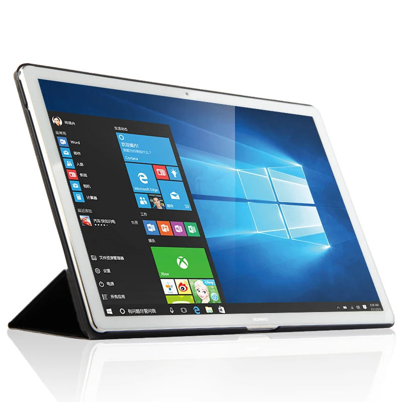 Тонкий чехол книжка из искусственной кожи с 3 папками для Huawei MateBook E BL W09 W19 12 дюймов