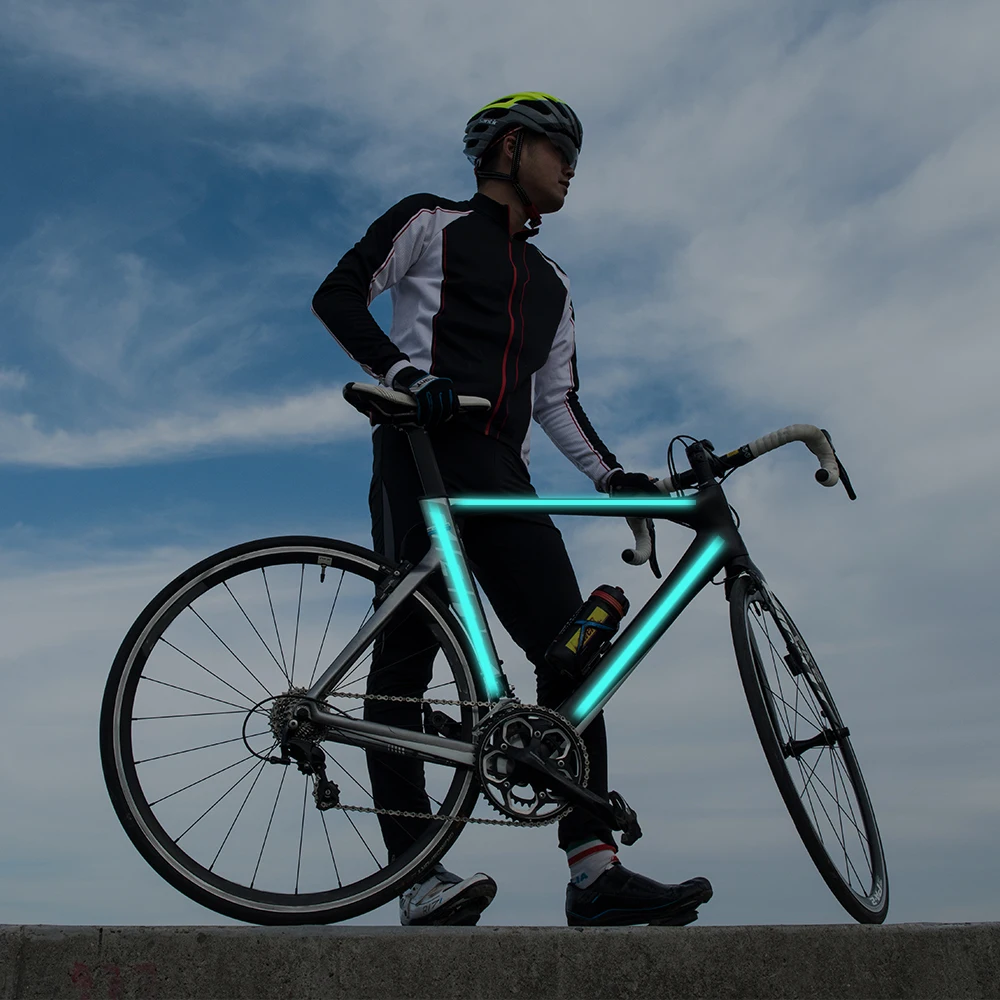 Светящаяся лента ночного видения светящаяся в темноте самоклеящаяся сигнальная