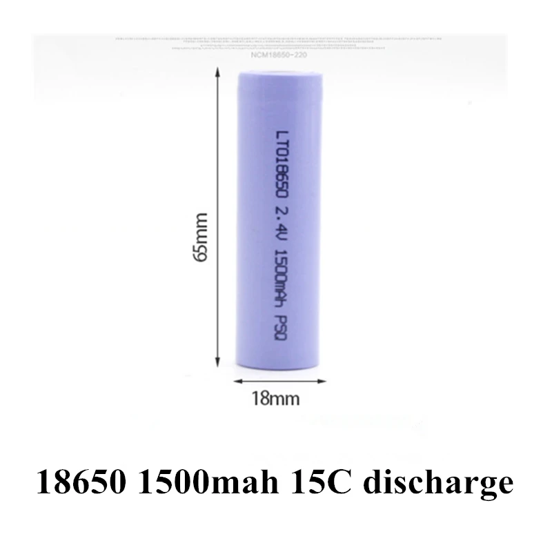 10 шт. литиевая батарея Titanate 2 4 V 1500mah 18650 LTO Bateria для автомобильной лампы
